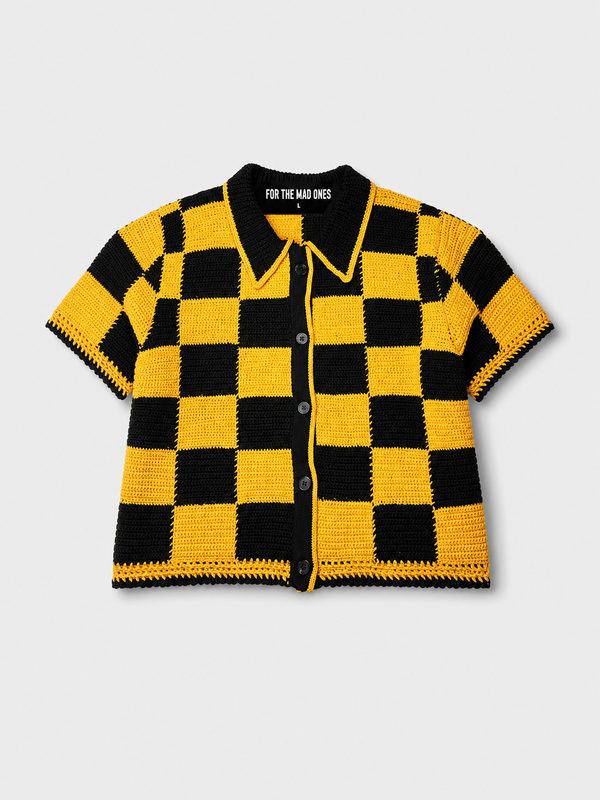 Checkered Crochet Shirt
